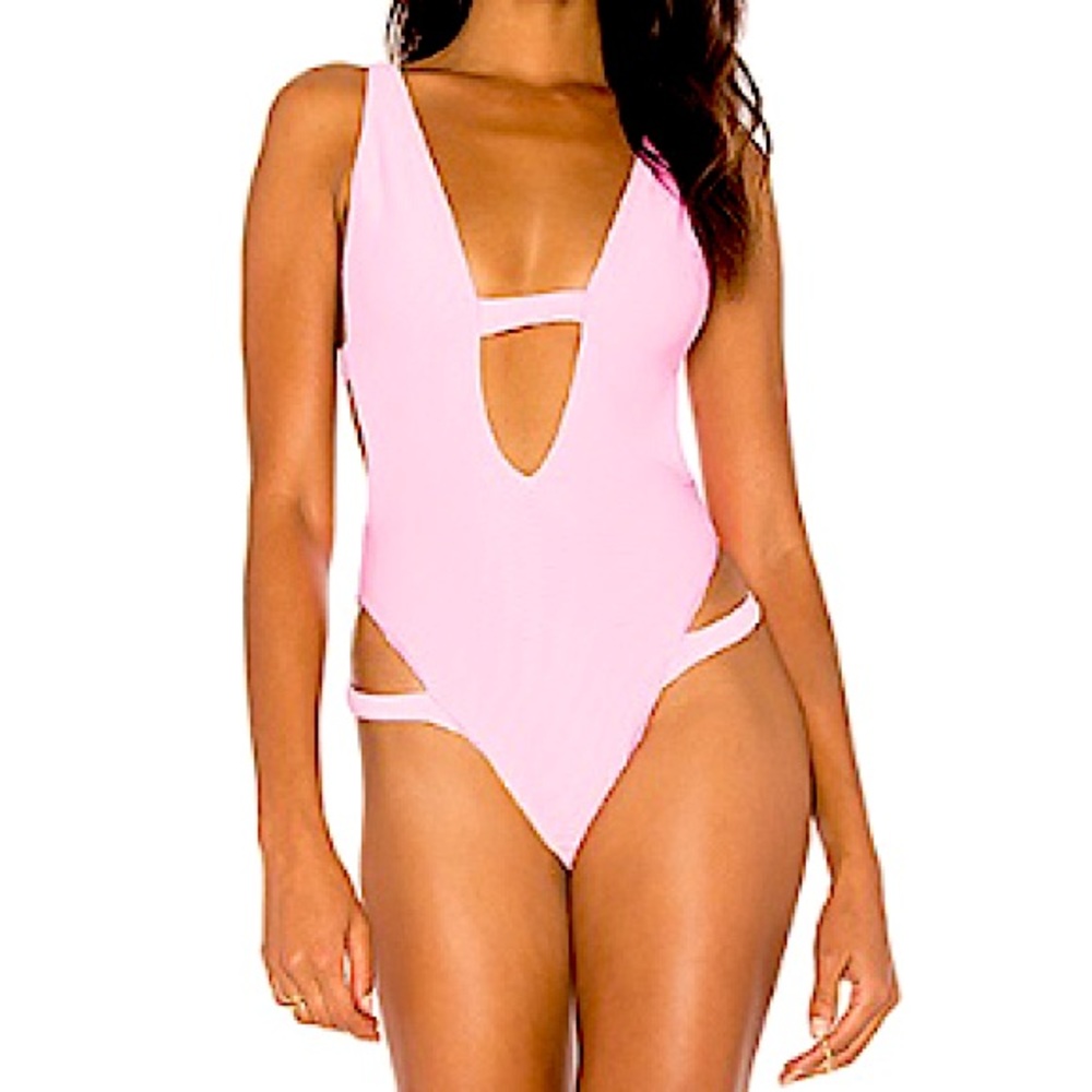 COPY - Kopper & Zink one piece swimsuit in Candy pink